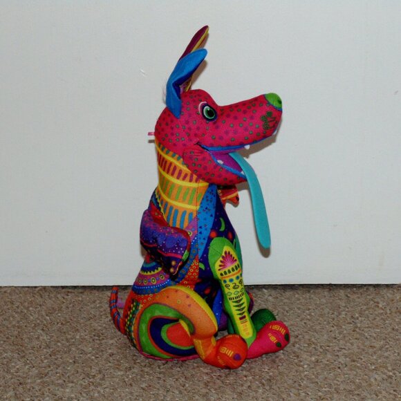 2017 Mattel Disney Pixar Coco 13" Electronic Talking Dante Alebrije Dog Doll - Picture 4 of 6